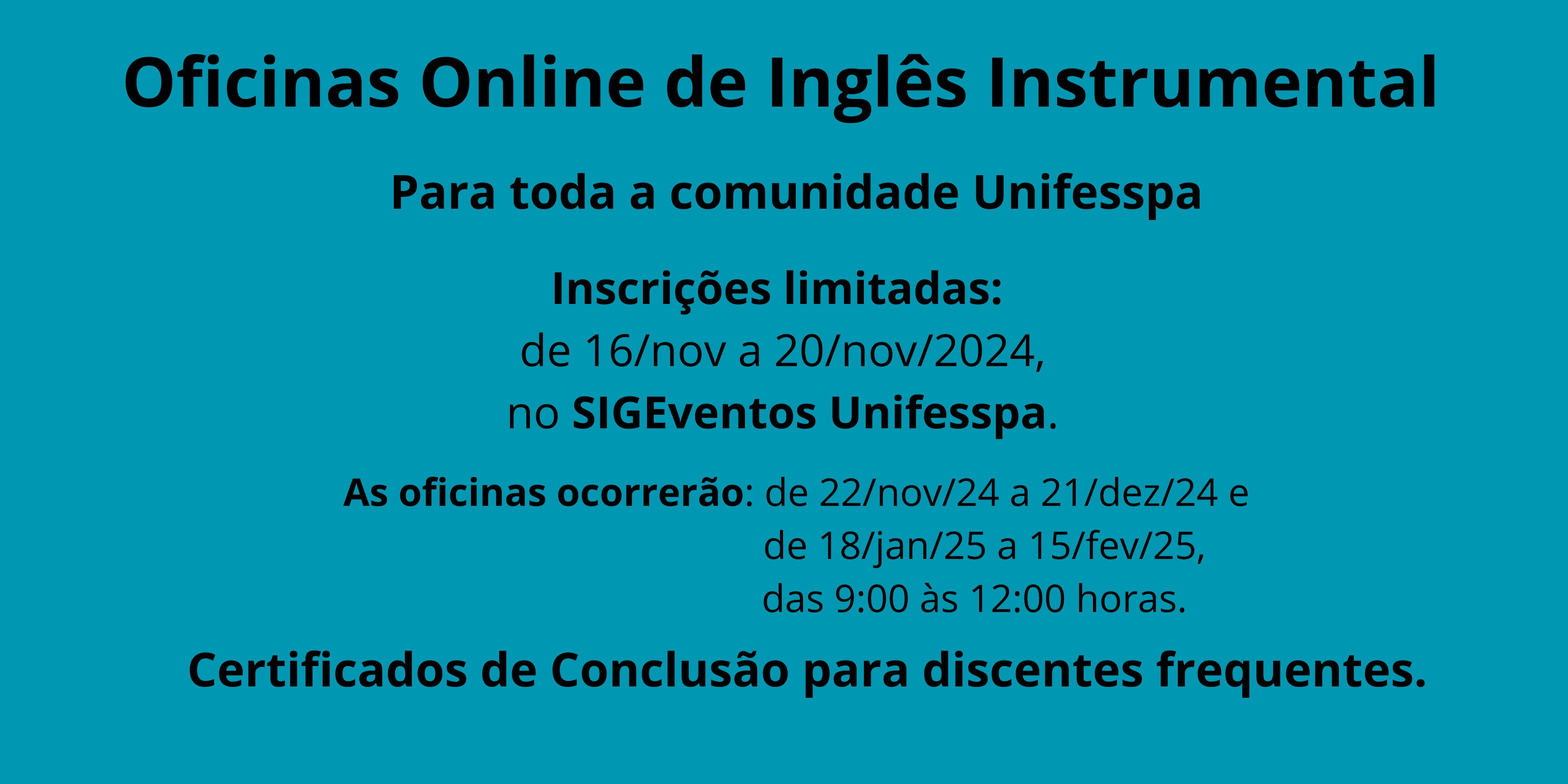 Oficinas Online de Ingls Instrumental 2024-4